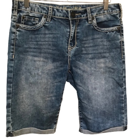 Buffalo David Bitton Pants - Buffalo David Bitton Long Cuffed Cut Offs